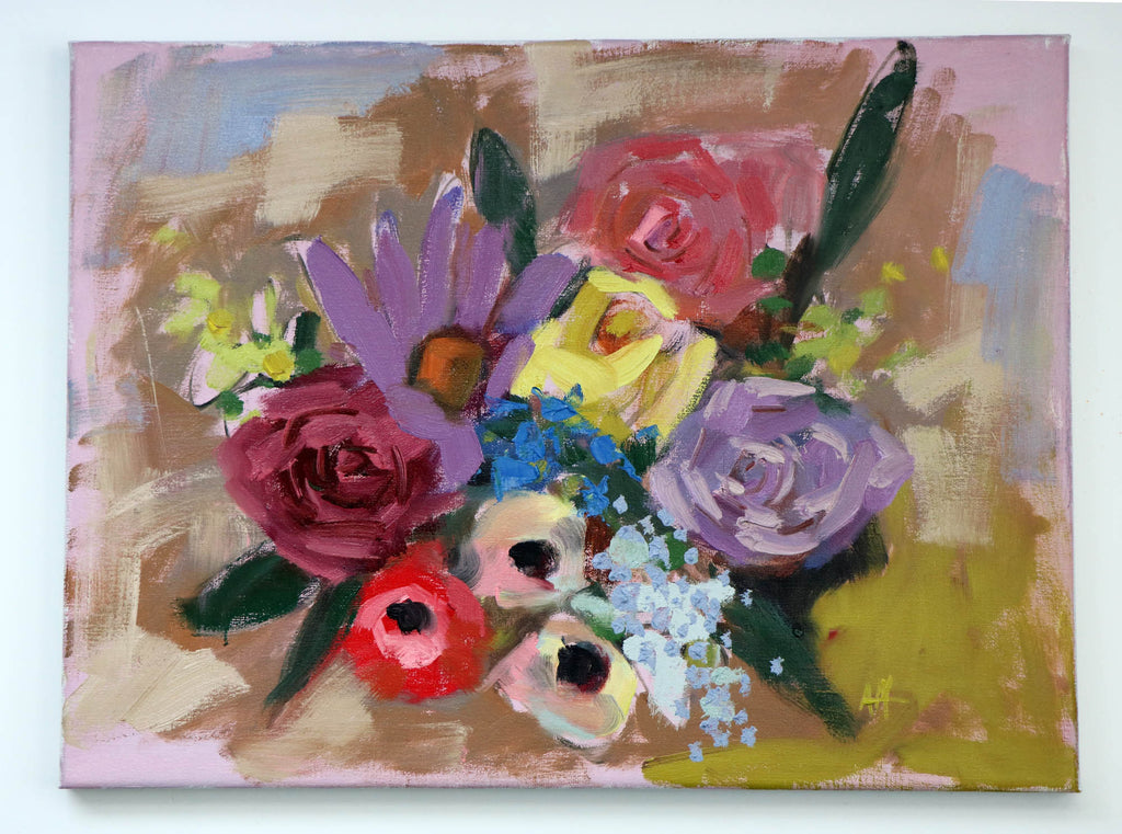 Floral Bouquet Oil Painting Video