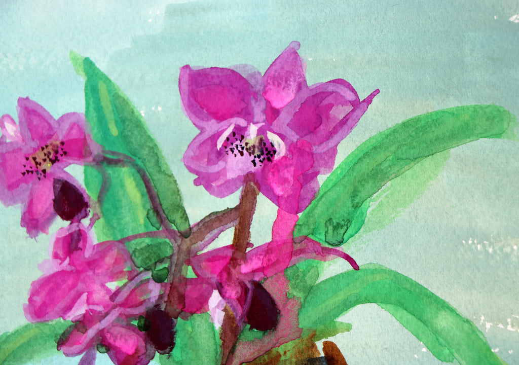 I Painted My Orchid