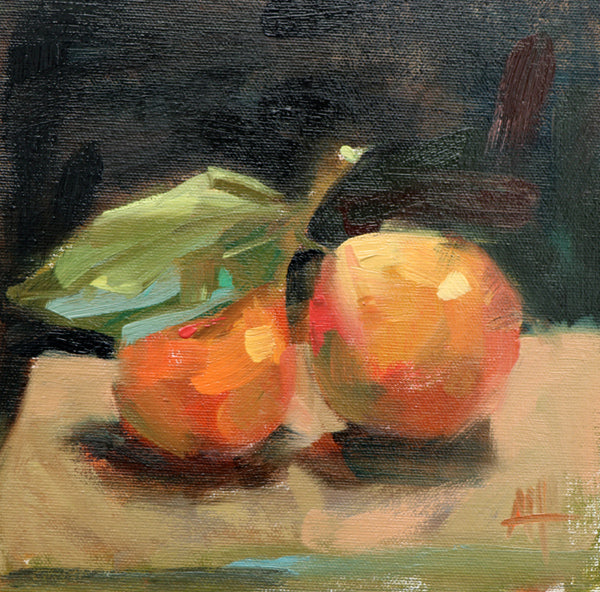 Painting a Pair of Oranges