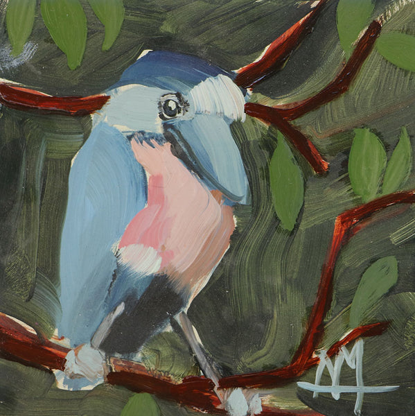 Blue Heron Original Painting by Angela Moulton