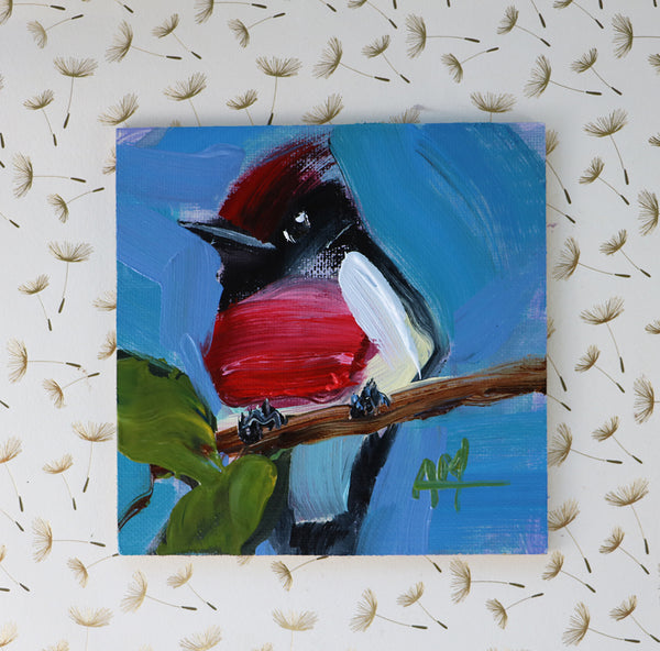 Contemplation Original Oil Painting by Angela Moulton