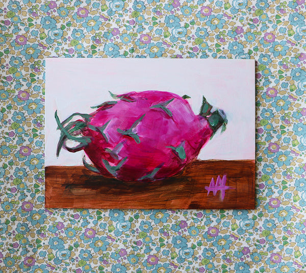 Dragonfruit Original Painting by Angela Moulton
