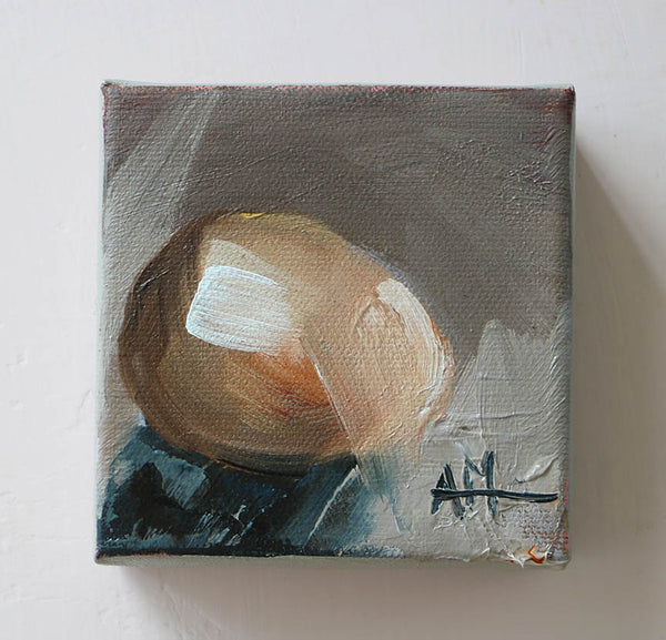 Egg Original Oil Painting by Angela Moulton