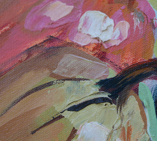 Harvest Pumpkins Original Painting by Angela Moulton