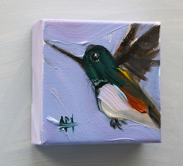 Humminbird no. 420 Original Painting by Angela Moulton