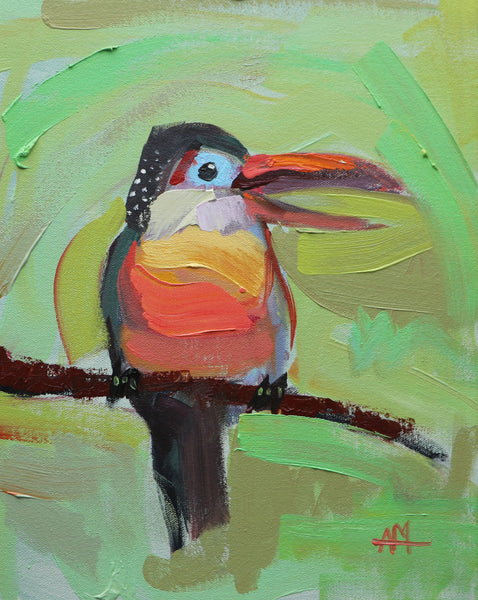 Keel-Billed Toucan Original Painting by Angela Moulton