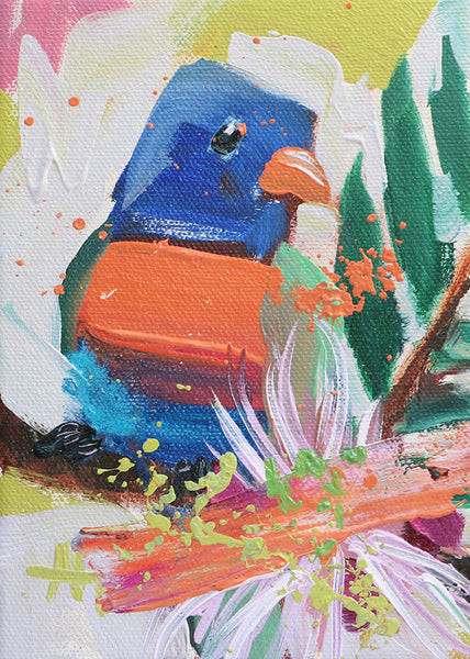 Rainbow Lorikeet Original Painting by Angela Moulton