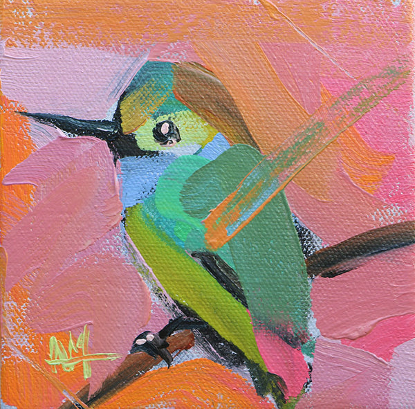 Tody Motmot Original Painting by Angela Moulton