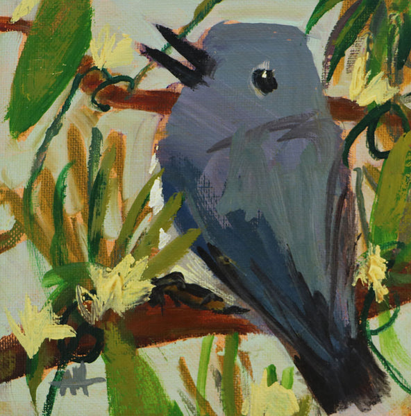 Tropical Kingbird Original Painting by Angela Moulton